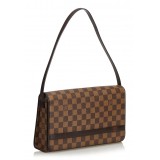 Louis Vuitton Vintage - Damier Ebene Tribeca Long Bag - Brown - Damier Canvas and Leather Handbag - Luxury High Quality