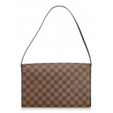 Louis Vuitton Vintage - Damier Ebene Tribeca Long Bag - Brown - Damier Canvas and Leather Handbag - Luxury High Quality