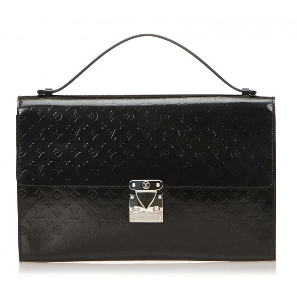 Louis Vuitton Vintage - Vernis Anouchka MM Bag - Black - Vernis Leather Handbag - Luxury High Quality