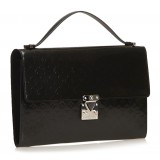 Louis Vuitton Vintage - Vernis Anouchka MM Bag - Nero - Borsa in Pelle Vernis - Alta Qualità Luxury