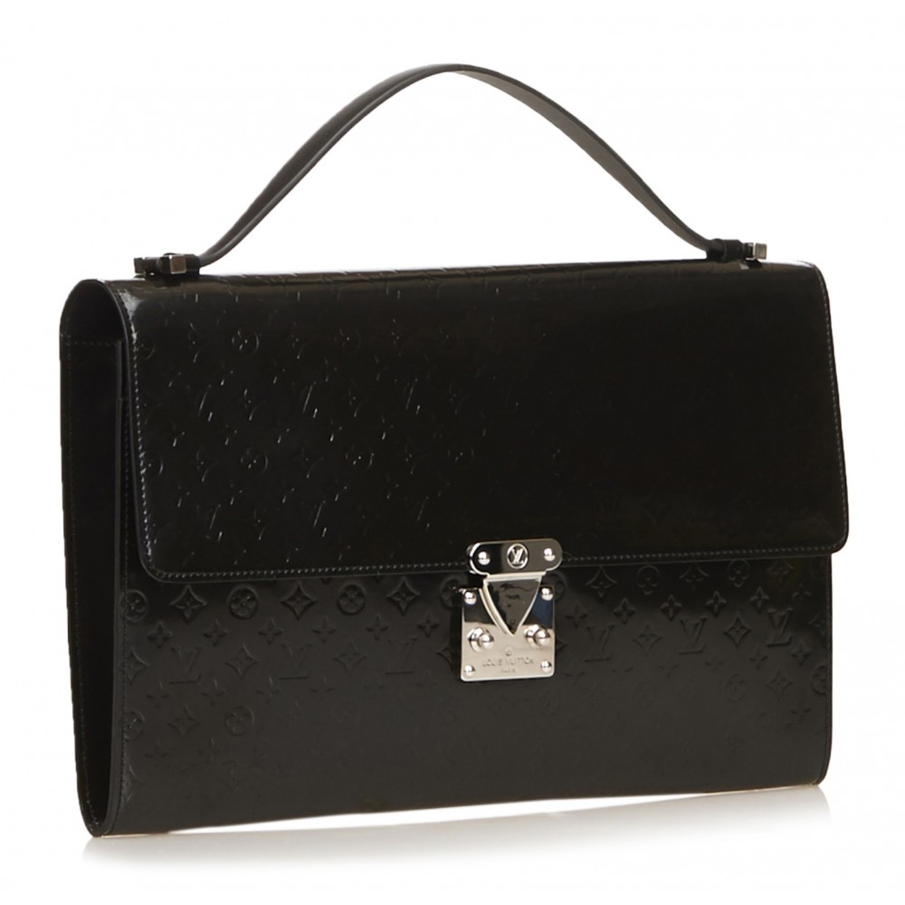 Louis Vuitton Vintage - Vernis Anouchka MM Bag - Black - Vernis Leather Handbag - Luxury High ...