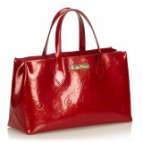 Louis Vuitton Vintage - Vernis Wilshire PM Bag - Red - Vernis Leather Handbag - Luxury High Quality