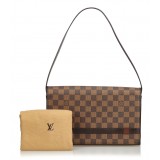 Louis Vuitton Vintage - Damier Ebene Tribeca Long Bag - Brown - Damier Canvas and Leather Handbag - Luxury High Quality