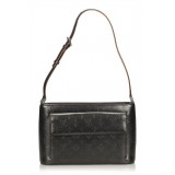 Louis Vuitton Vintage - Monogram Mat Alston Bag - Nero - Borsa in Pelle Vernis - Alta Qualità Luxury