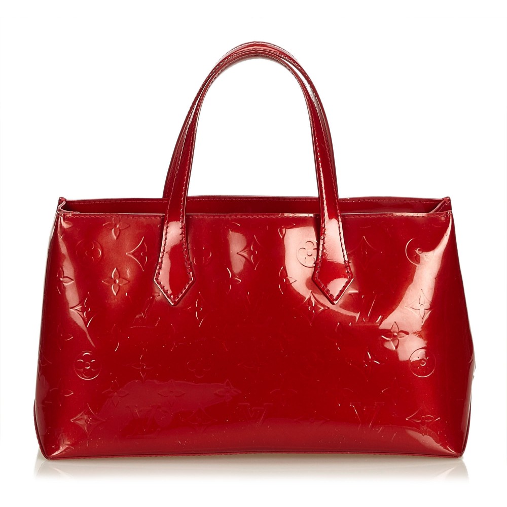 Louis Vuitton Vintage - Vernis Wilshire PM Bag - Red - Vernis Leather ...
