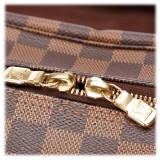 Louis Vuitton Vintage - Damier Ebene Naviglio Bag - Brown - Damier Canvas and Leather Handbag - Luxury High Quality