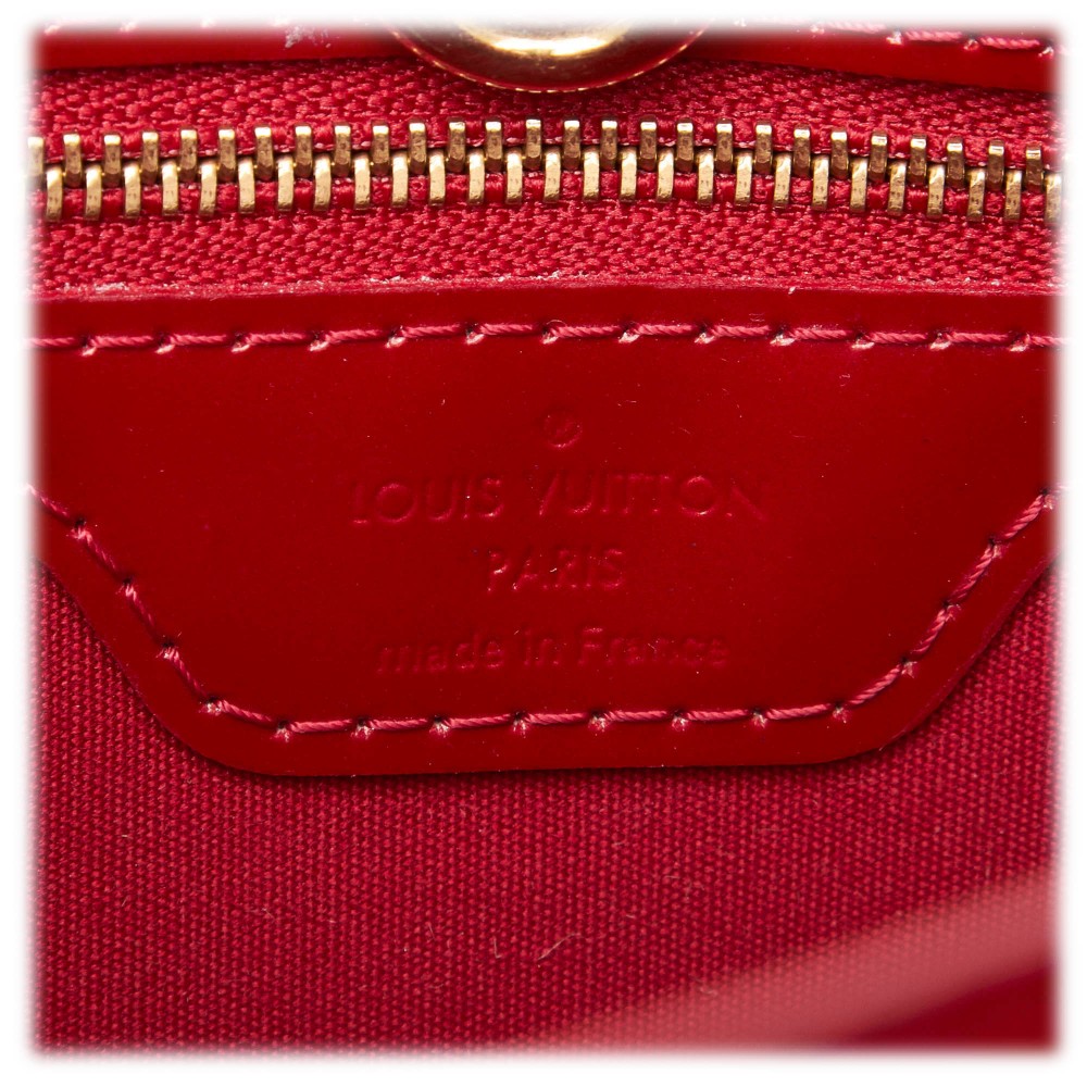 Louis Vuitton Monogram Vernis Wilshire PM - Red Handle Bags, Handbags -  LOU657012