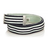 Hermès Vintage - Cotton Belt - Blue Navy White - Cotton Belt - Luxury High Quality