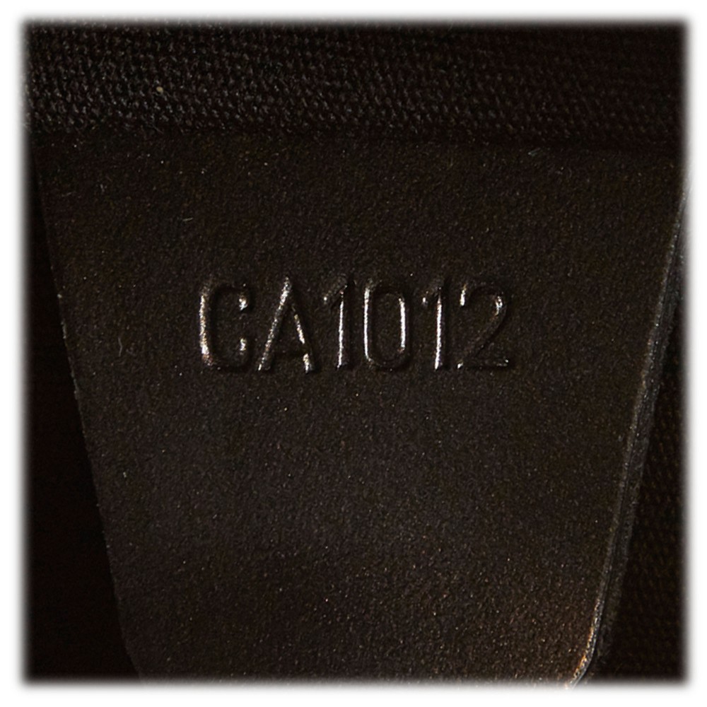 Louis Vuitton Vintage - Monogram Mat Alston Bag - Black - Vernis