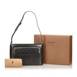 Louis Vuitton Vintage - Monogram Mat Alston Bag - Black - Vernis Leather Handbag - Luxury High Quality
