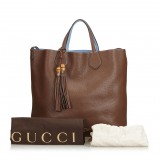 Gucci Vintage - Ramble Reversible Satchel Bag - Brown - Leather Handbag - Luxury High Quality