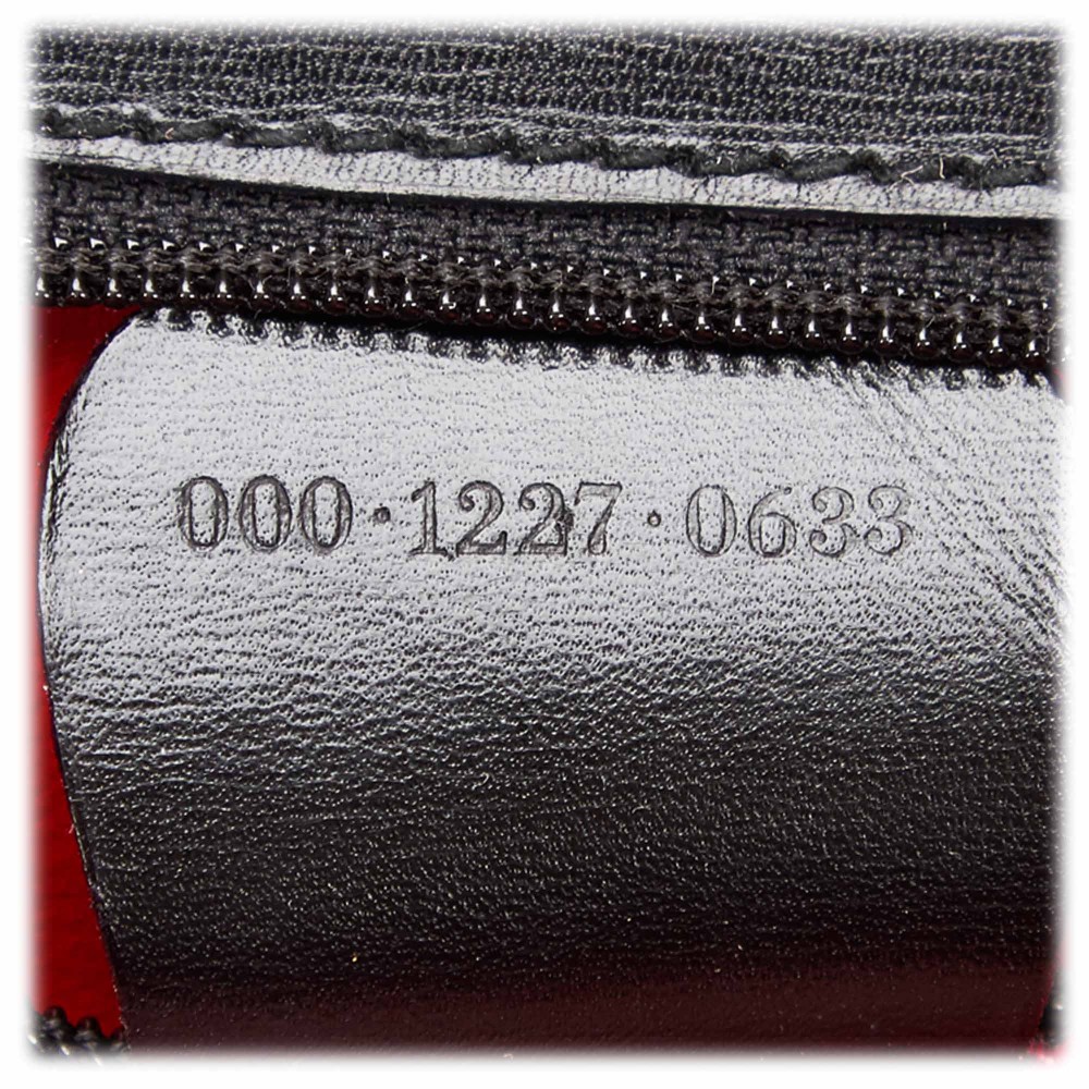 Gucci Vintage - Nubuck Leather Baguette Bag - Black - Leather Handbag -  Luxury High Quality - Avvenice