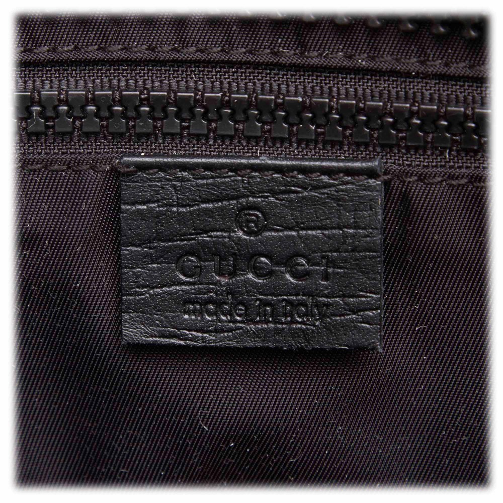 Gucci Vintage - GG Weekender Bag - Black - Leather Handbag - Luxury ...