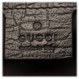 Gucci Vintage - Large GG Horsebit Hobo Bag - Black - Leather Handbag - Luxury High Quality