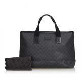 Gucci Vintage - GG Weekender Bag - Nero - Borsa in Pelle - Alta Qualità Luxury