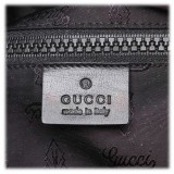 Gucci Vintage - Coated Canvas Travel Bag - Nero - Borsa in Pelle - Alta Qualità Luxury