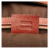 Gucci Vintage - Large Guccissima Pelham Studded Messenger Bag - Marrone - Borsa in Pelle - Alta Qualità Luxury