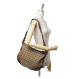 Gucci Vintage - Large Guccissima Pelham Studded Messenger Bag - Marrone - Borsa in Pelle - Alta Qualità Luxury