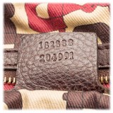 Gucci Vintage - Leather Indy Satchel Bag - Nero - Borsa in Pelle - Alta Qualità Luxury