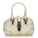 Gucci Vintage - Leather Horsebit Handbag Bag - White - Leather Handbag - Luxury High Quality