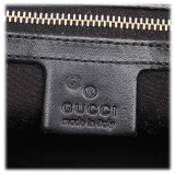 Gucci Vintage - Leather Horsebit Shoulder Bag - Black - Leather Handbag - Luxury High Quality