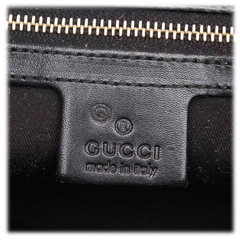 GUCCI-Horsebit-Sherry-GG-Leather-Shoulder-Bag-Black-247604 – dct-ep_vintage  luxury Store