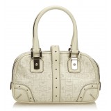 Gucci Vintage - Leather Horsebit Handbag Bag - White - Leather Handbag - Luxury High Quality