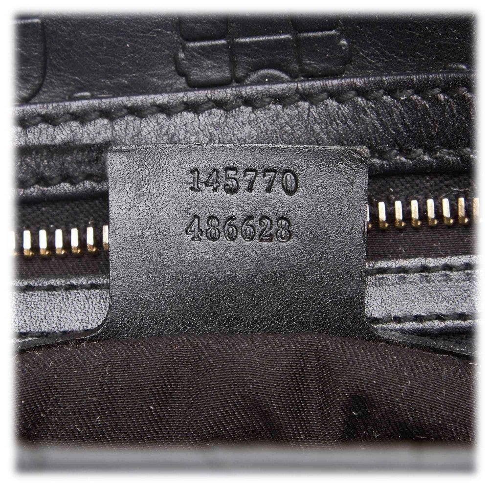 Gucci Vintage - Large GG Horsebit Hobo Bag - Black - Leather Handbag -  Luxury High Quality - Avvenice