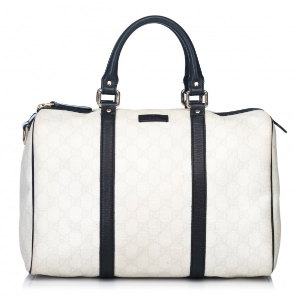 Gucci Vintage - Guccissima Joy Boston Bag - Bianco - Borsa in Pelle - Alta Qualità Luxury