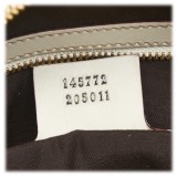 Gucci Vintage - Leather Horsebit Handbag Bag - Bianco - Borsa in Pelle - Alta Qualità Luxury
