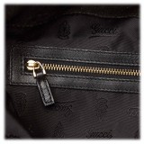 Gucci Vintage - Bamboo Patent Leather Indy Satchel Bag - Black - Leather Handbag - Luxury High Quality