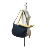 Gucci Vintage - Medium Studded Pelham Hobo Bag - Nero - Borsa in Pelle - Alta Qualità Luxury