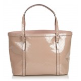 Gucci Vintage - Microguccissima Patent Leather Tote Bag - Pink - Leather Handbag - Luxury High Quality