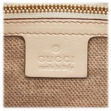 Gucci Vintage - Python Leather Horsebit Creole Shoulder Bag - Marrone - Borsa in Pelle - Alta Qualità Luxury