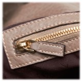 Gucci Vintage - Leather G Wave Shoulder Bag - Grey - Leather Handbag - Luxury High Quality