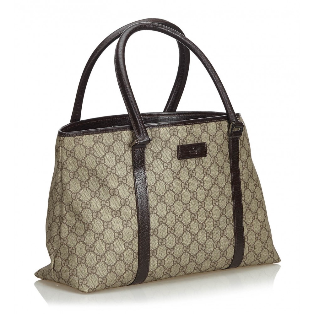 Gucci Brown Leather Handbag | semashow.com