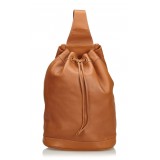 Gucci Vintage - Bamboo Leather Backpack - Brown - Leather Backpack - Luxury High Quality