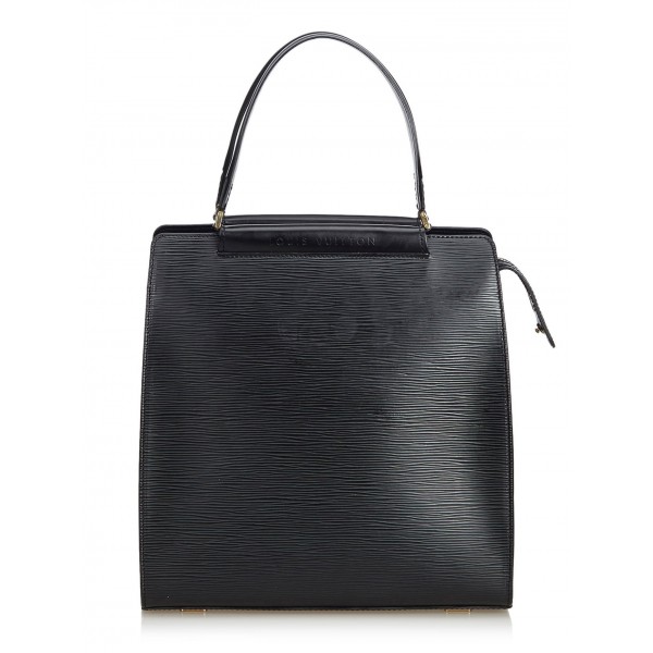 Louis Vuitton Vintage - Epi Figari MM Bag - Black - Leather and Epi Leather Handbag - Luxury High Quality