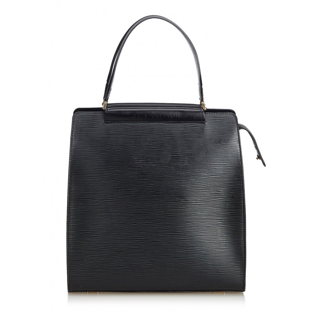 Louis Vuitton Vintage - Epi Figari MM Bag - Black - Leather and Epi Leather Handbag - Luxury ...