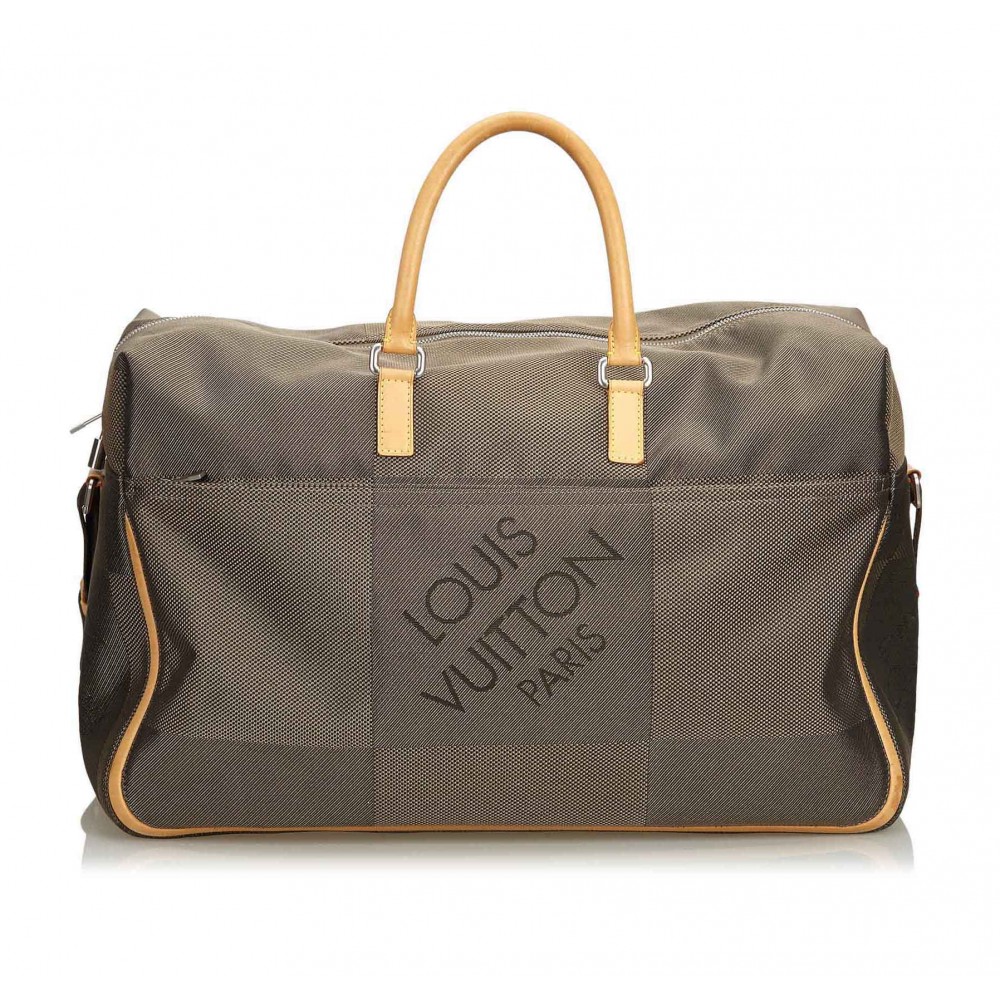 Louis Vuitton Vintage - Damier Geant Souverain Bag - Brown - Damier Canvas and Leather Handbag ...