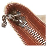 Céline Vintage - Floral Hemp Tote Bag - Brown - Leather Handbag - Luxury High Quality