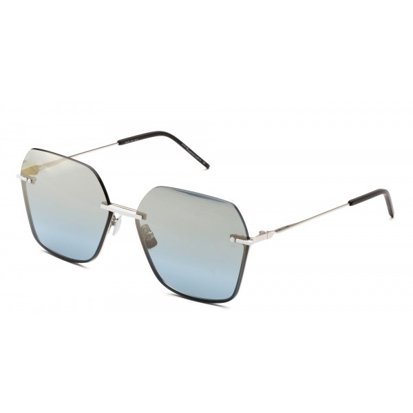 Italia Independent - I-I Mod. Janice 0314 - Silver Full Blue - 0314.075.001 - Sunglasses - Italy Independent Eyewear