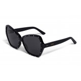 Céline - Butterfly Sunglasses in Acetate and Crystals - Black - Sunglasses - Céline Eyewear