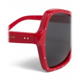 Céline - Butterfly Sunglasses in Acetate and Crystals - Red - Sunglasses - Céline Eyewear