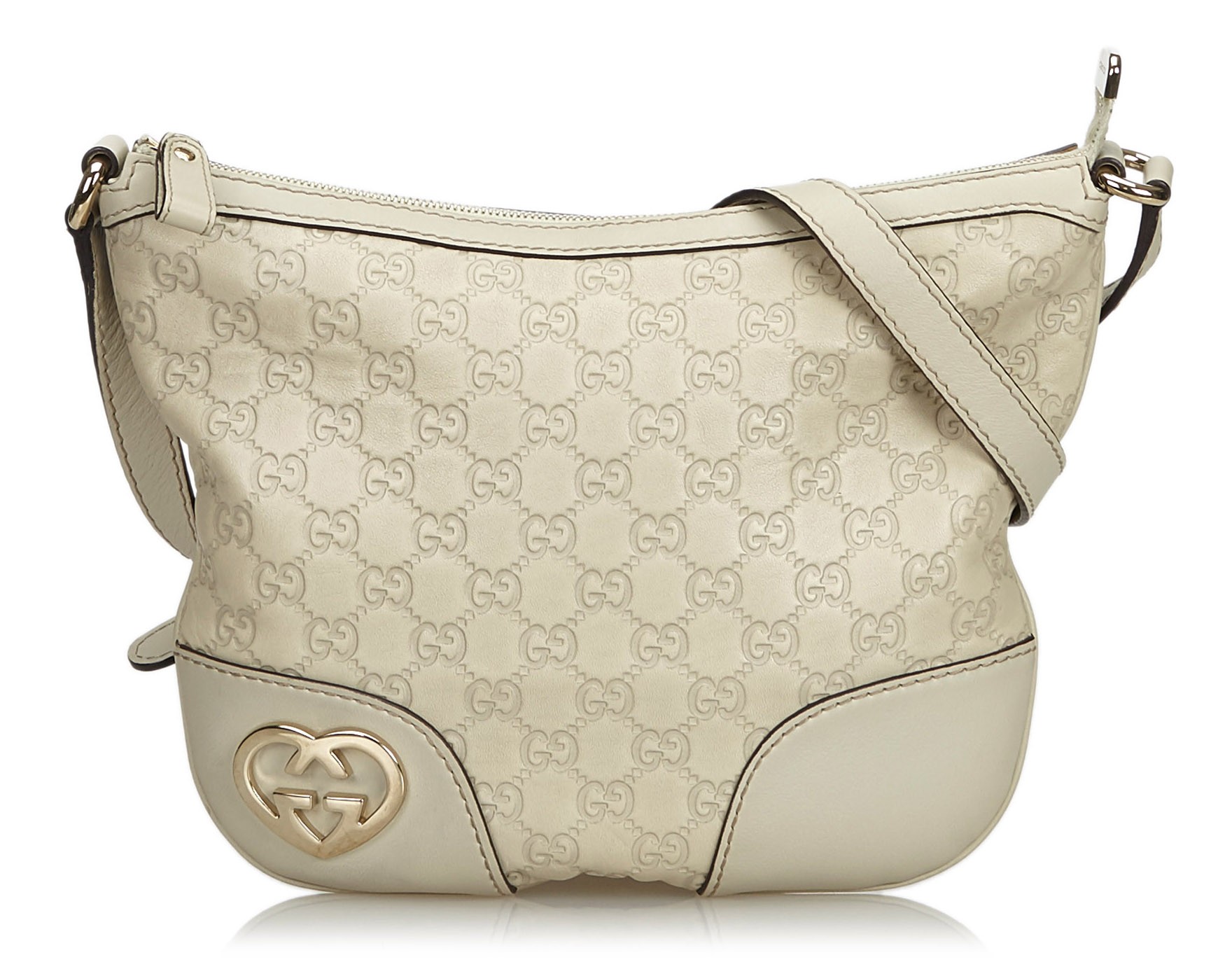 Gucci Vintage - Guccissima Lovely Bag - White - Leather Handbag - Quality - Avvenice