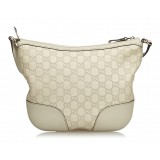 Gucci Vintage - Guccissima Lovely Crossbody Bag - White - Leather Handbag - Luxury High Quality