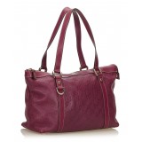 Gucci Vintage - Guccissima Leather Tote Bag - Rosa - Borsa in Pelle - Alta Qualità Luxury