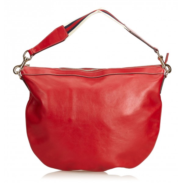 red gucci hobo bag