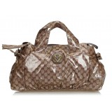 Gucci Vintage - Guccissima Coated Canvas Hysteria Boston Bag - Brown - Leather Handbag - Luxury High Quality