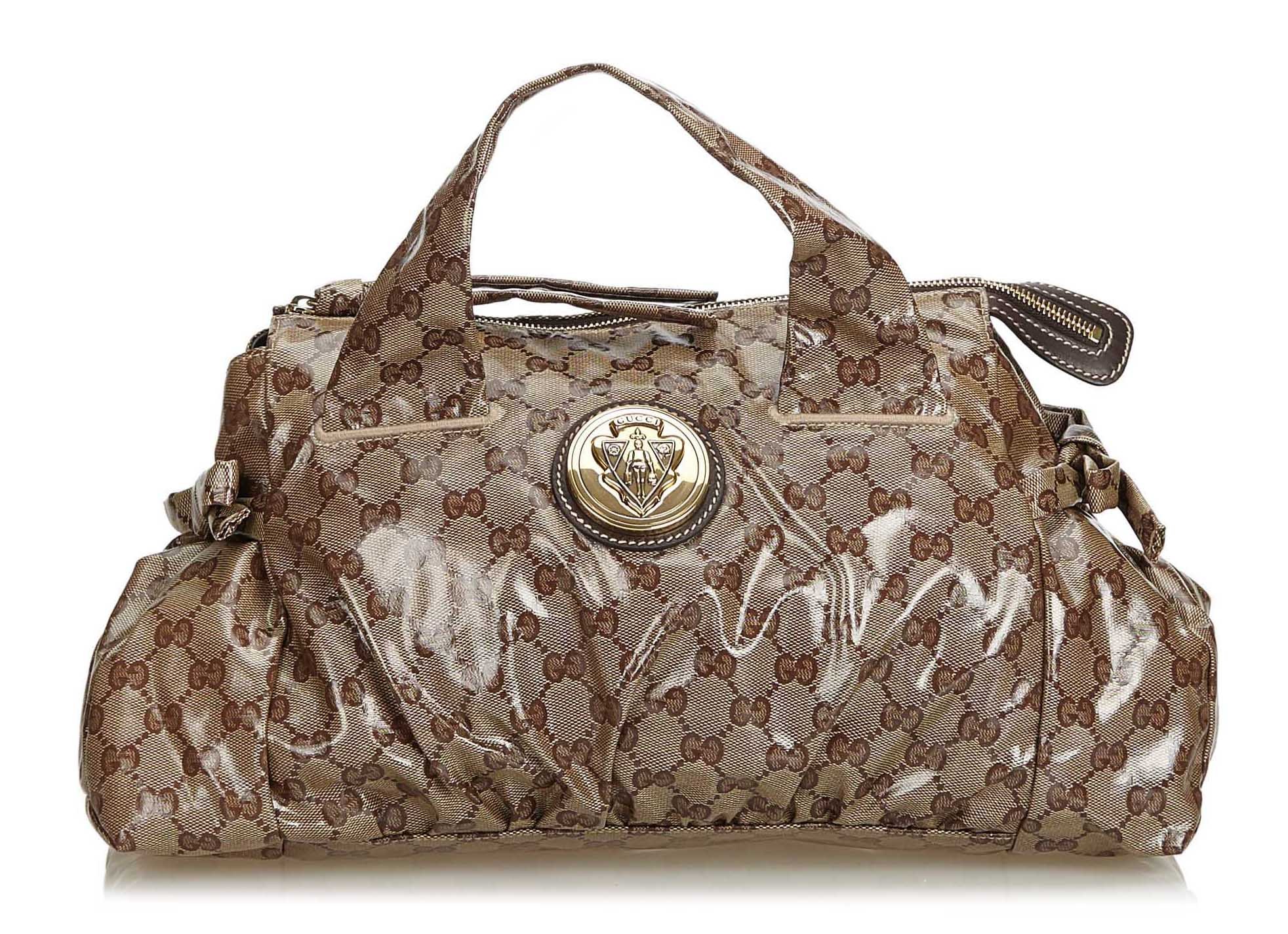 Gucci Vintage Hysteria Suede Tote Bag